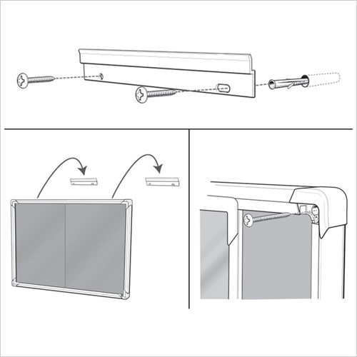 Binnenvitrine Nobo Premium Plus 8xA4 schuifdeur magnetisch-4