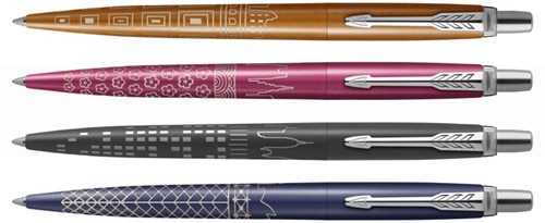 Balpen Parker Jotter special edition Rome bronze CT medium-3