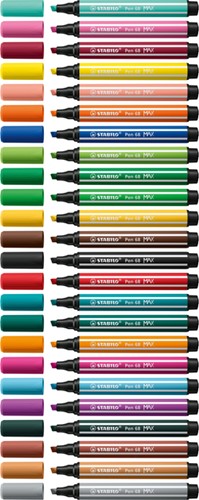 Viltstift STABILO Pen 68/95 Max middel koudgrijs-3