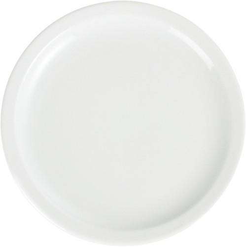 Bord Olympia Whiteware Ø23 cm doos 12 stuks wit