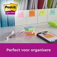 Memoblok 3M Post-it 4645 Super Sticky 101x152mm lijn roze-1