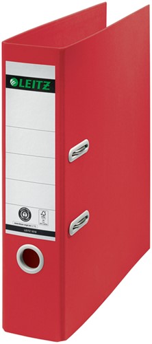 Ordner Leitz Recycle 180° 80mm karton A4 rood-2