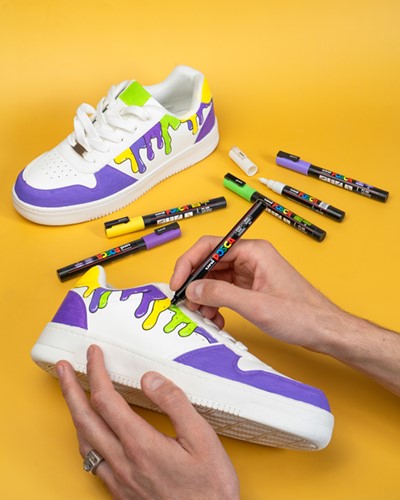 Paintmarker Uni POSCA PC1MC extra fijn zilver-3