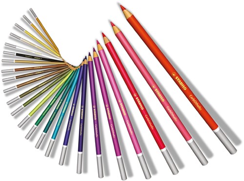 Kleurpotloden STABILO CarbOthello kalkpastel assorti blik à 36 stuks-2