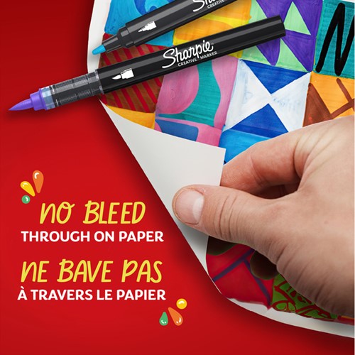 Viltstift Sharpie Creatieve marker assorti blister à 12 stuks-7