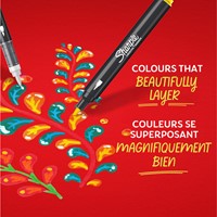 Viltstift Sharpie Creatieve marker assorti blister à 12 stuks-5