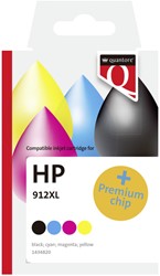 Inktcartridge Quantore alternatief tbv Hp 912XL 3YP34AE hc zw+3 kl