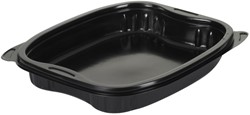 Schaal IEZZY magnetron 500ml PP zwart 300 stuks