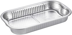 Schaal IEZZY grill en oven 700ml aluminium zilver 360 stuks