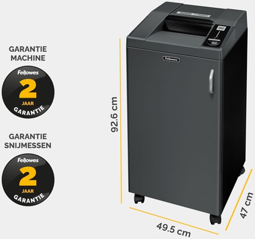 Papiervernietiger Fellowes Fortishred 3250HS snippers 0,8x5mm-5