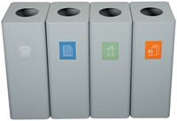 Afvalbak Ergofy 60 liter grijs-7