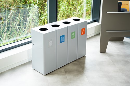 Afvalbak Ergofy 60 liter grijs-9