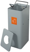 Afvalbak Ergofy 60 liter grijs-2