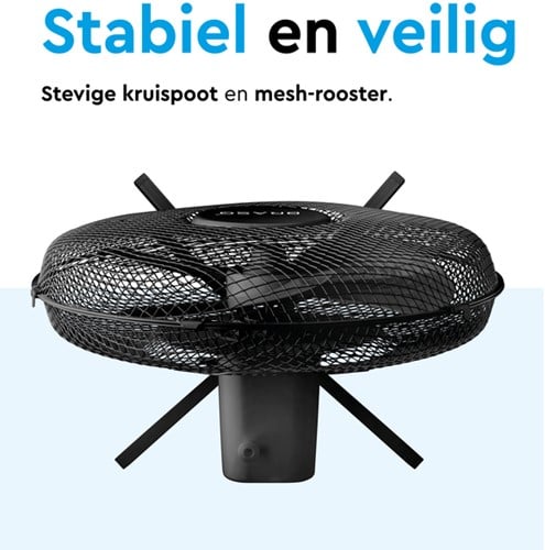Statiefventilator BRASQ F300 Ø 40cm zwart-1