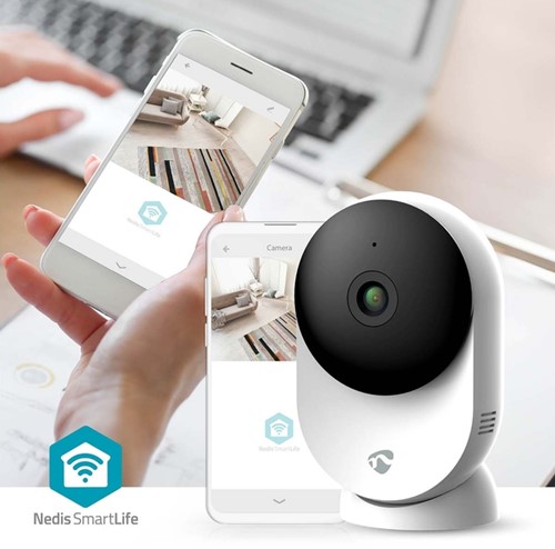 Beveiligingscamera Nedis Smartlife Wifi indoor 3MP Full HD 1296p wit-3
