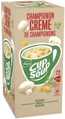 Cup-a-Soup Knorr champignon crème 21x175ml-3