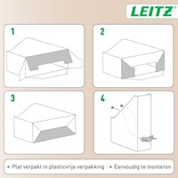 Tijdschriftencassette Leitz Puro set van 2 zwart-2