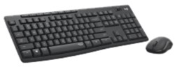 Toetsenbord- en muisset Logitech MK295 Silent draadloos QWERTY graphite