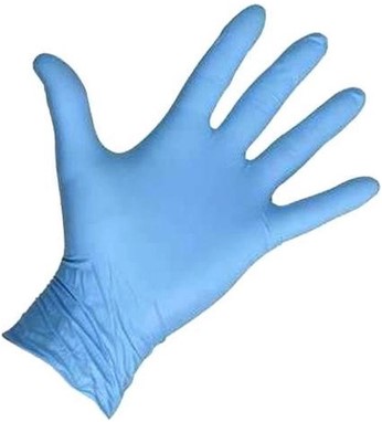 Handschoen Hynex nitril L blauw 5gr extra sterk 100 stuks-3