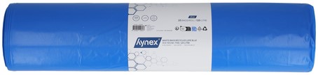 Afvalzak Hynex 70x110cm LDPE recycled T100 120L blauw rol à 20 stuks-1