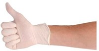 Handschoen CMT M latex poedervrij wit 100 stuks-3