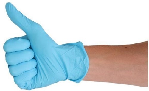Handschoen CMT XL soft nitril blauw 100 stuks-3