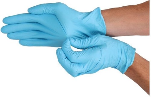 Handschoen CMT XL soft nitril blauw 100 stuks-2