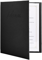 Menukaart Securit Signature A4 zwart