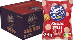 Mini rijstwafels Snack-a-Jacks sweet chili zak 23 gram