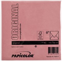 Envelop Papicolor 140x140mm rood pak à 6 stuks-3