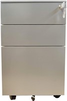 Euroseats Ladeblok - 3 lades - 50x39x60cm - Grijs (RAL7045)-2