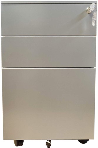 Euroseats Ladeblok - 3 lades - 50x39x60cm - Grijs (RAL7045)-2