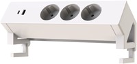 Euroseats Opbouwstekkerblok - Wit (RAL9016)-3