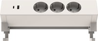 Euroseats Opbouwstekkerblok - Wit (RAL9016)-2