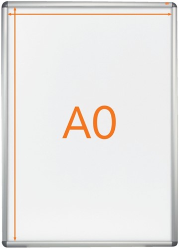 Kliklijst Nobo Premium Plus A0 118x84,1cm aluminium-3