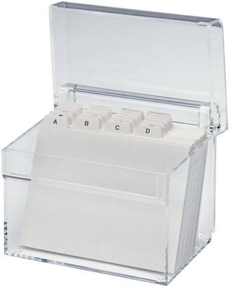Kaartenbak Maul met index DIN A7 acryl-1