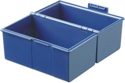 Kaartenbak Han breed A7 kunststof blauw