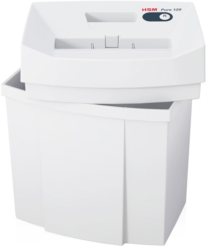 HSM Pure 120 heeft een opvangbak