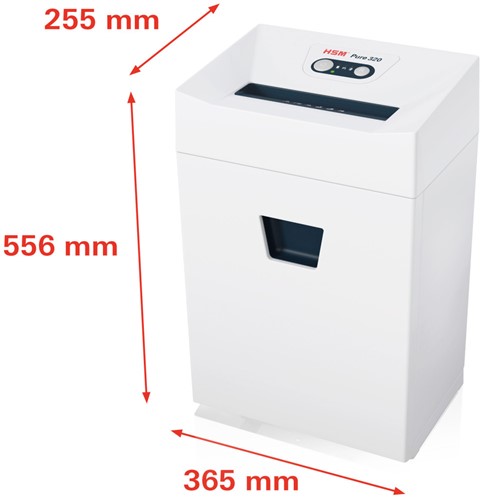Papiervernietiger HSM Pure 320 snippers 3,9x30mm-2