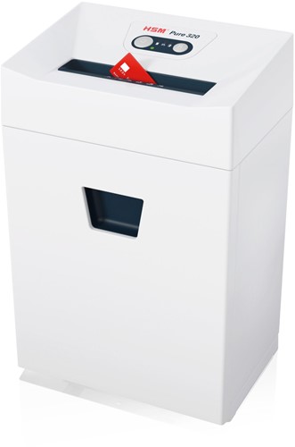 HSM Pure 320 kan creditcards vernietigen