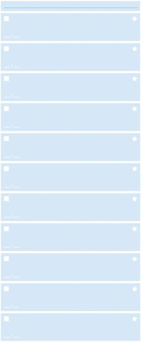 Things to do Djois Atlanta recycled papier Today 140x297mm 125vel 70gr blauw-1