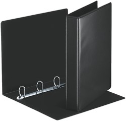Presentatieringband Esselte A4 4-rings D-mech 30mm zwart 49717