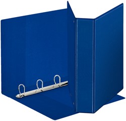 Presentatieringband Esselte panorama A4 4-rings D-mechaniek 51mm PP blauw