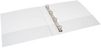 Presentatieringband Quantore A4 Maxi 4-rings D-mech 37mm wit