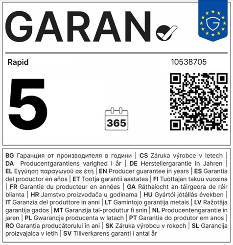 Niettang Rapid Retro Classic S51 12 vel zwart-2
