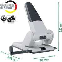 Perforator Leitz Heavy Duty 5180 65 vel zilver-4