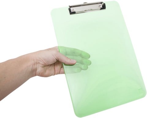 Klembord MAUL A4 staand transparant PS neon groen-2