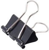 Papierklem MAUL 213 Foldback 25mm zwart 12 stuks-3