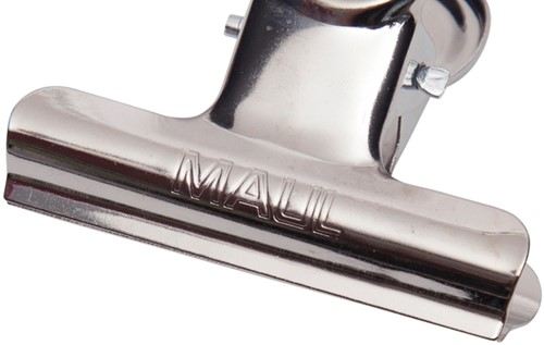 Papierklem MAUL Bulldog 50mm capaciteit 20mm zilver 10 stuks-7