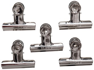 Papierklem MAUL Bulldog 70mm capaciteit 40mm zilver 5 stuks-4
